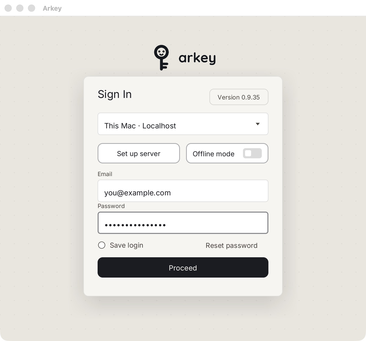 Arkey Sign In